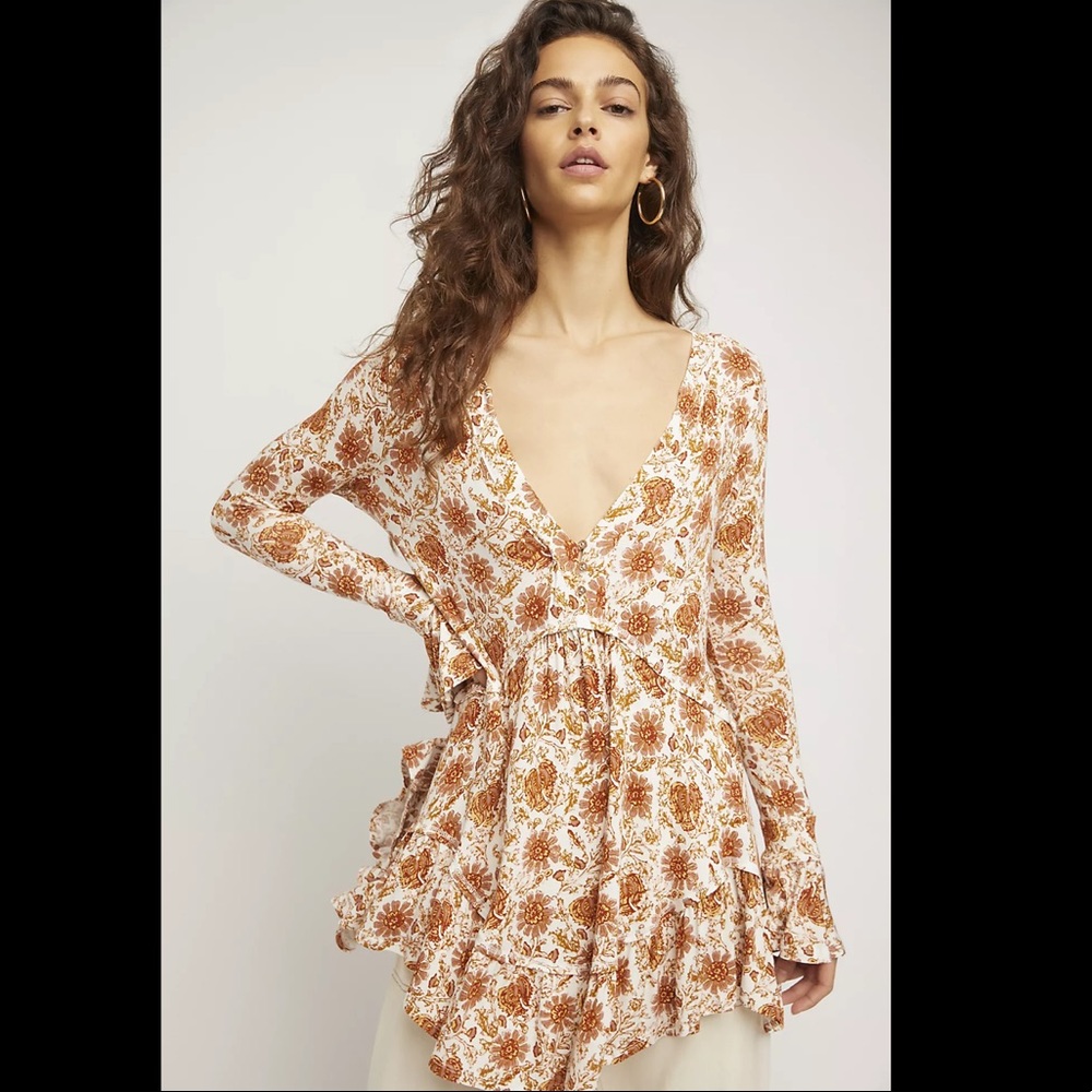 Free People Olivia Printed Tunic